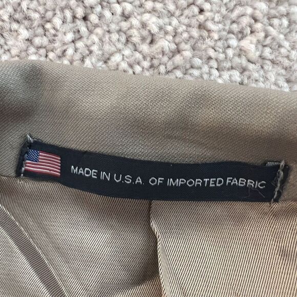 Hart Schaffner Marx Men's Tan‎ Worsted Wool Blazer 40L - Picture 3 of 7